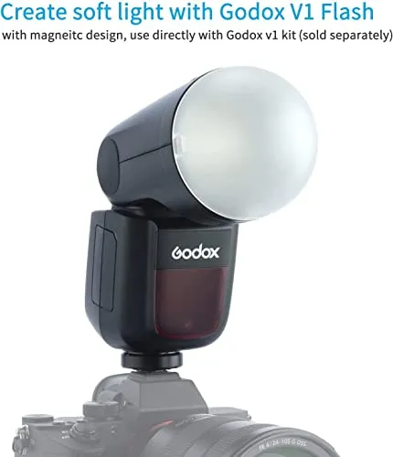Godox AK-R11 Diffusore Cupola per Flash V1 Rotondo