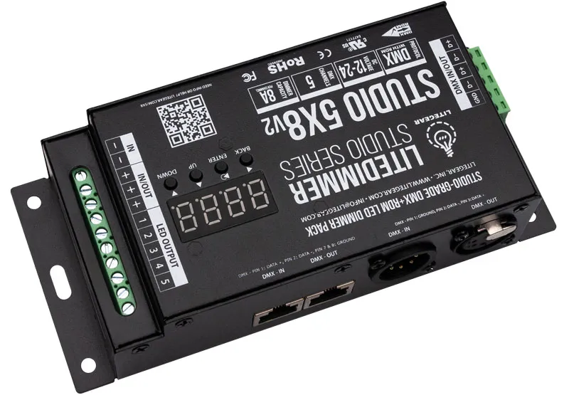 Kino Flo LiteDimmer Studio 5X8-V3 dimmer DMX 5 canali