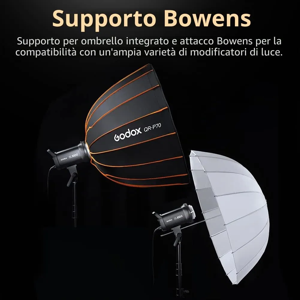 Godox SL100Bi luce continua LED 100W singola Bowens