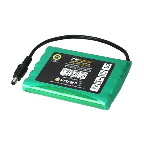 Kino Flo NiMH Flat Pack batteria ricaricabile 12V 2,2Ah