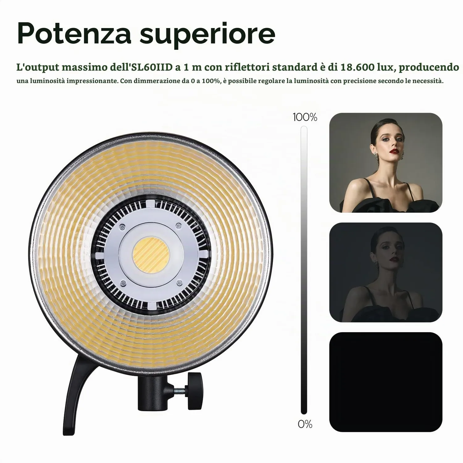Godox SL60IID luce video LED 70W 5600K