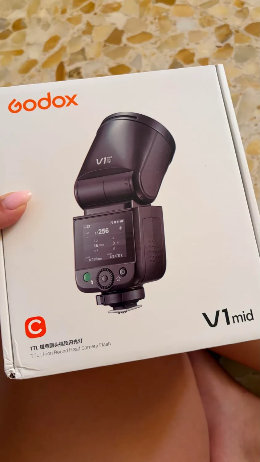 Godox V1 MID-C flash speedlite TTL per Canon 55Ws