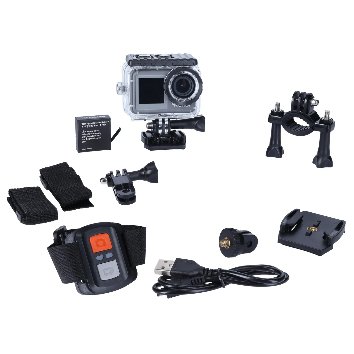 Rollei 9s Plus Action Cam 4K 60fps Impermeabile