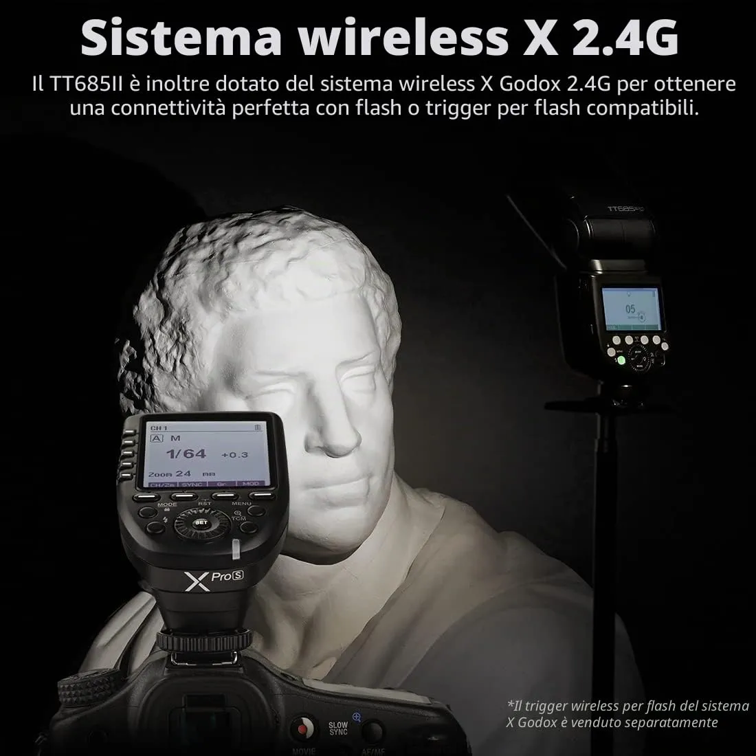 Godox TT685IIC Flash TTL per Canon HSS