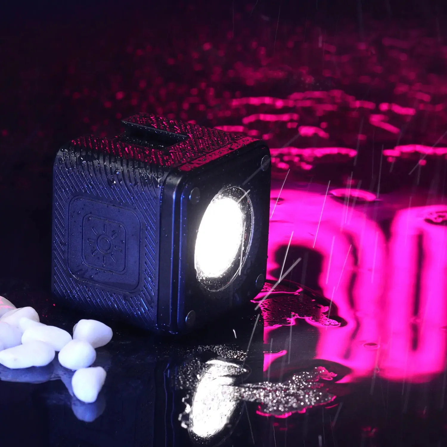 Rollei Lumis Solo 2 cubo luce LED kit 2 pezzi IP68