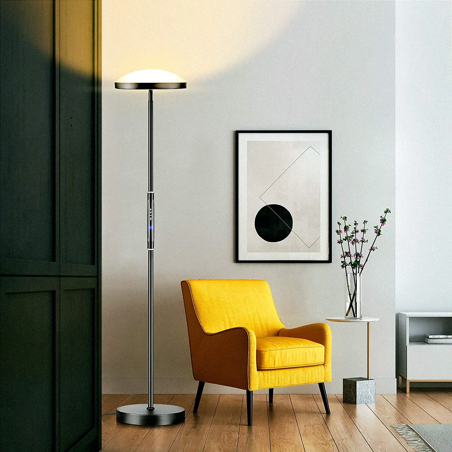 UBeesize Lampada da Terra LED Dimmerabile con telecomando
