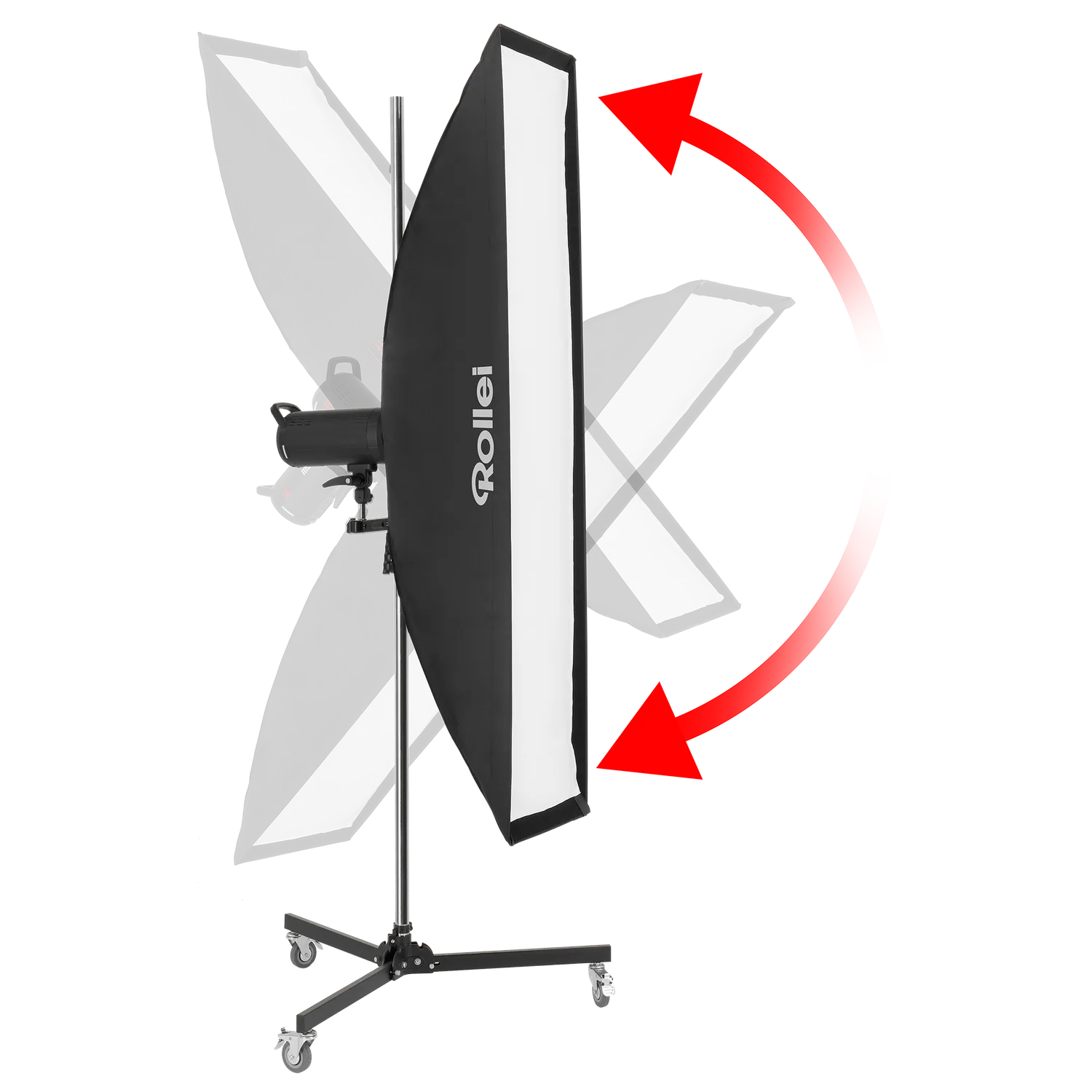 Rollei Roller Stand stativo studio con braccio scorrevole 15kg