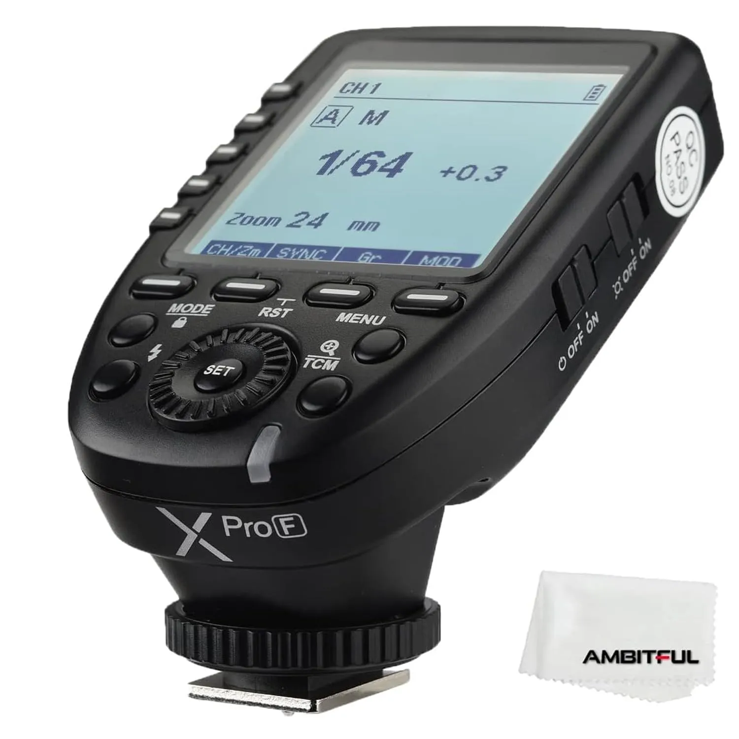 Godox XproII-F radiocomando flash TTL Fuji HSS 1/8000s