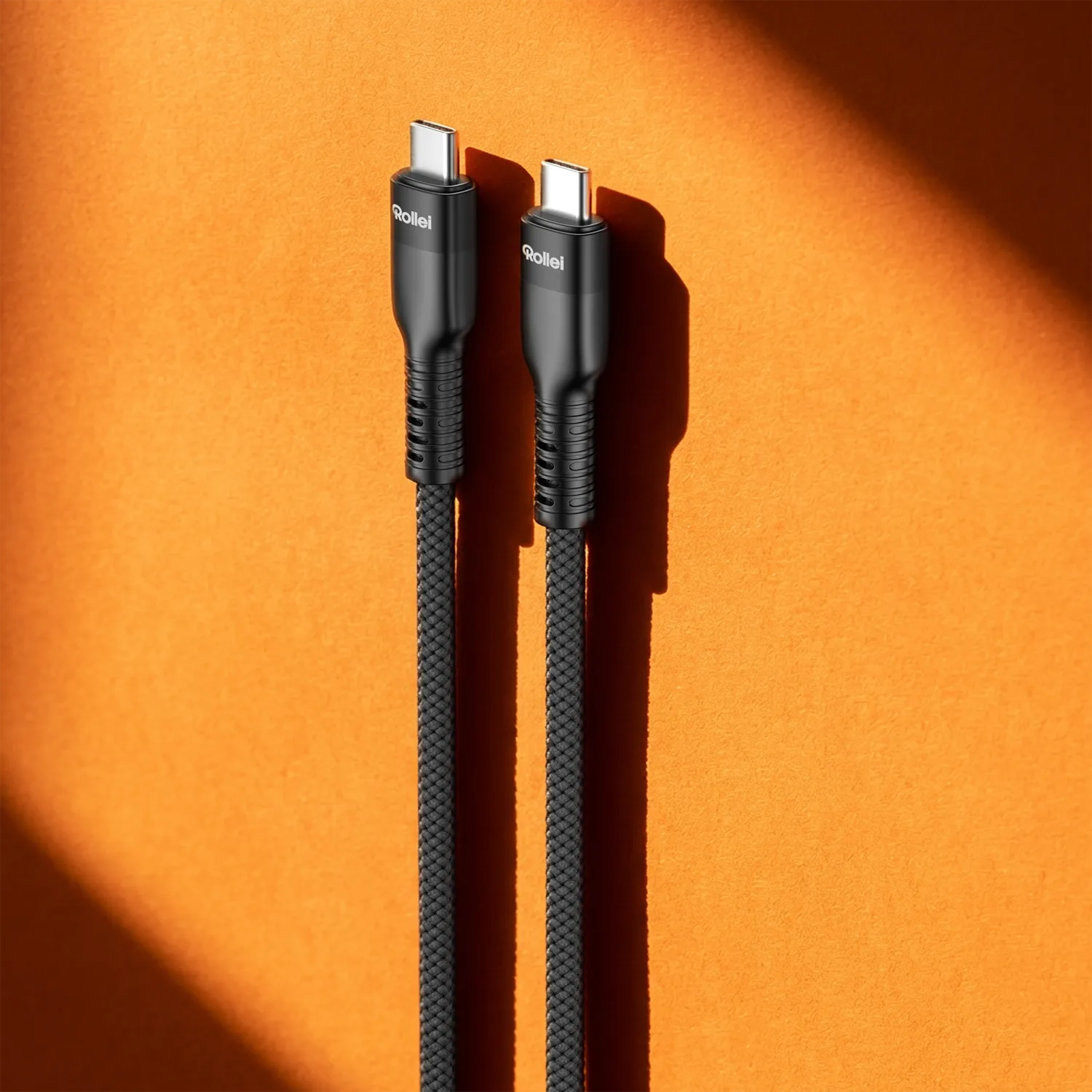 Rollei cavo USB-C USB-C 100W 1,2 m nylon 10 Gbps