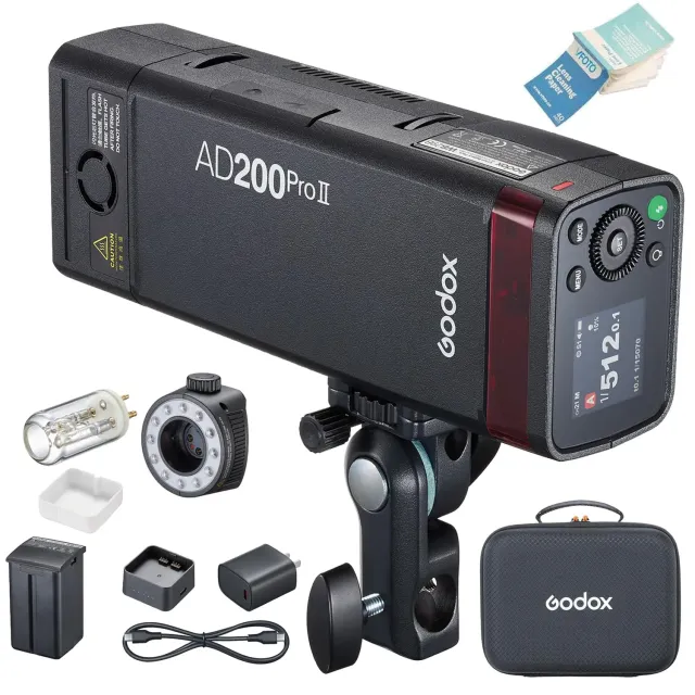 Godox AD200Pro II flash esterno TTL 200Ws tasca