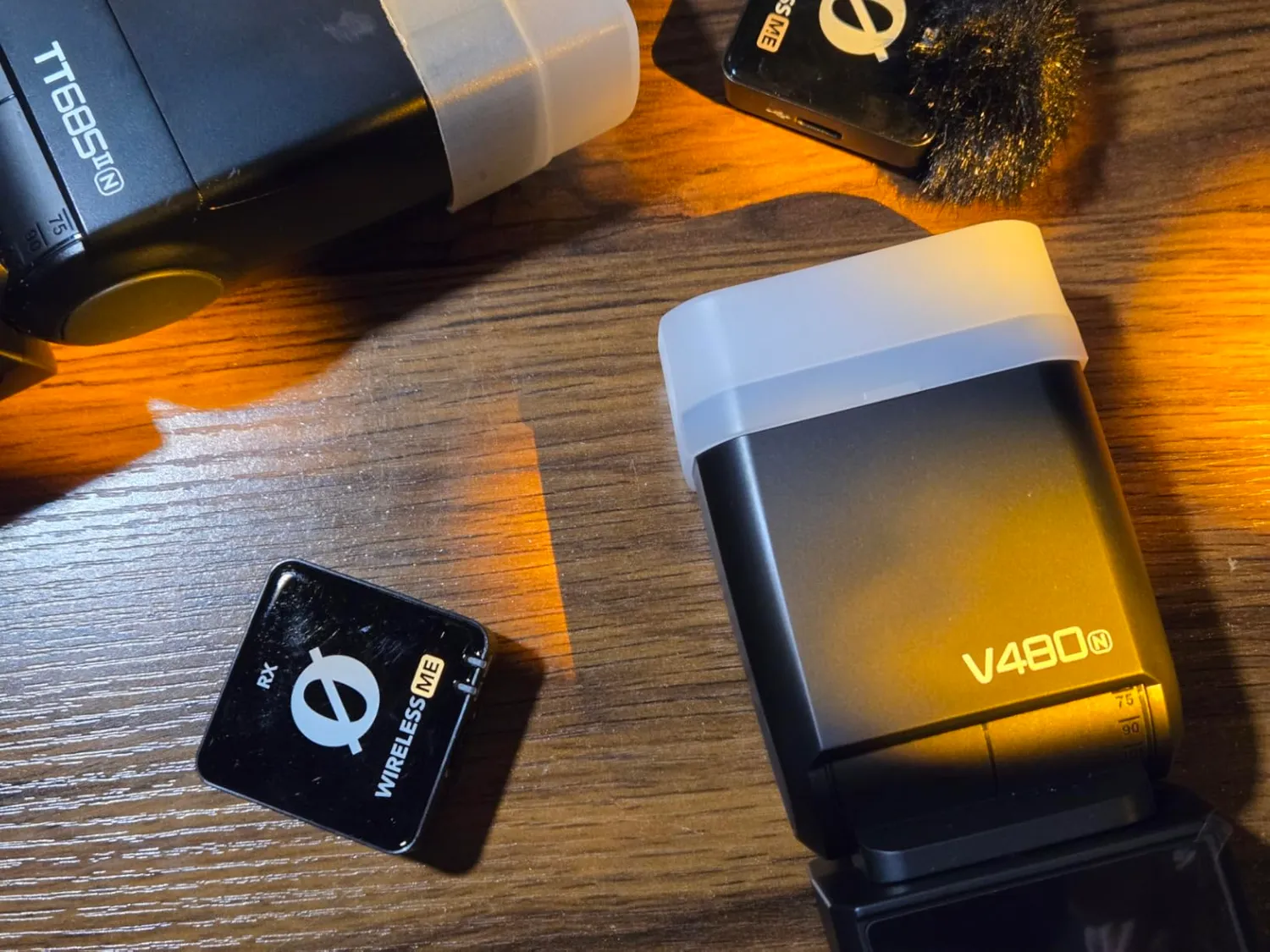 Godox V480N flash TTL per Nikon con LED 50GN