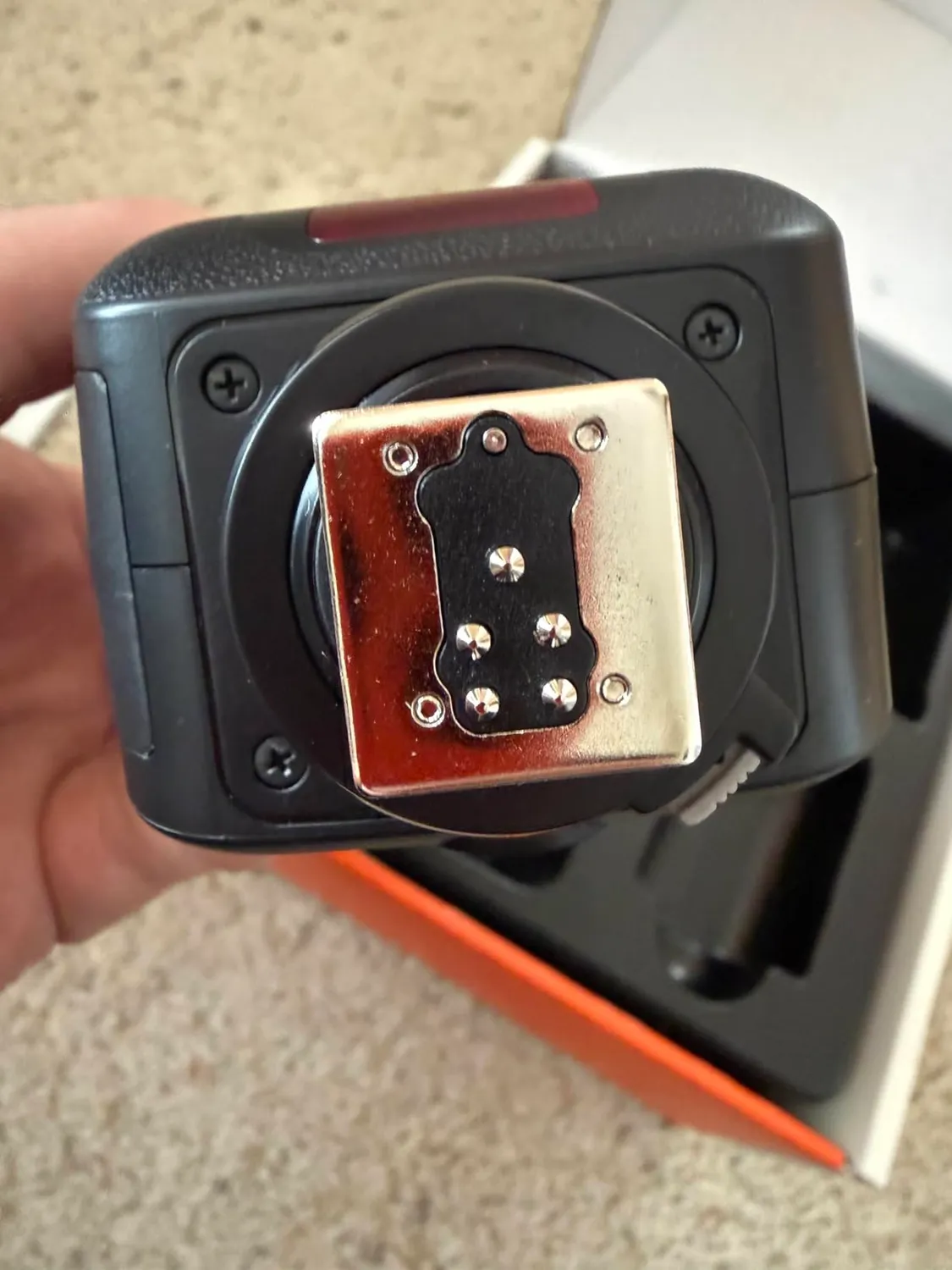Godox V1 MID N flash TTL Nikon nero testa rotonda
