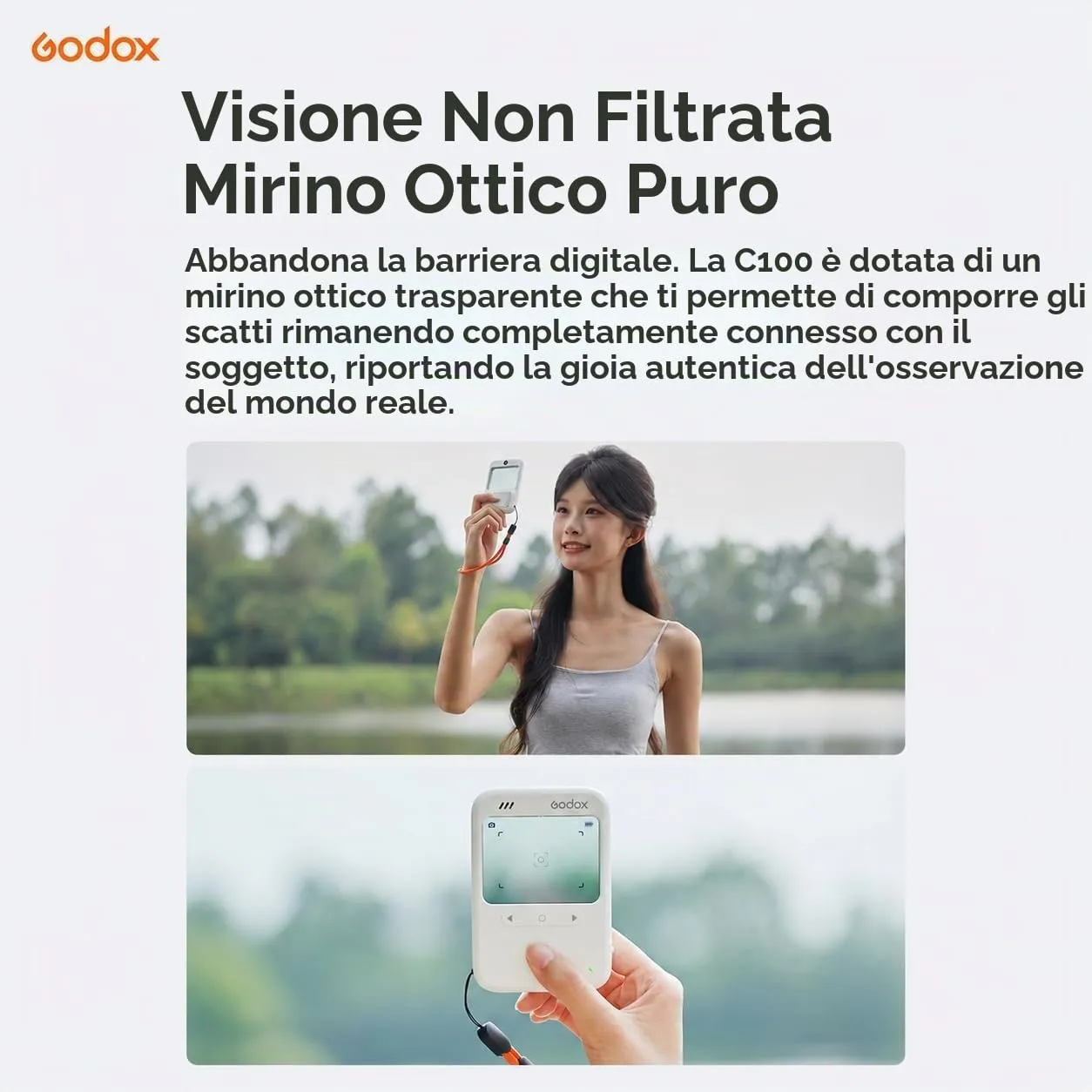 Godox C100 Fotocamera Digitale Mini Senza Schermo