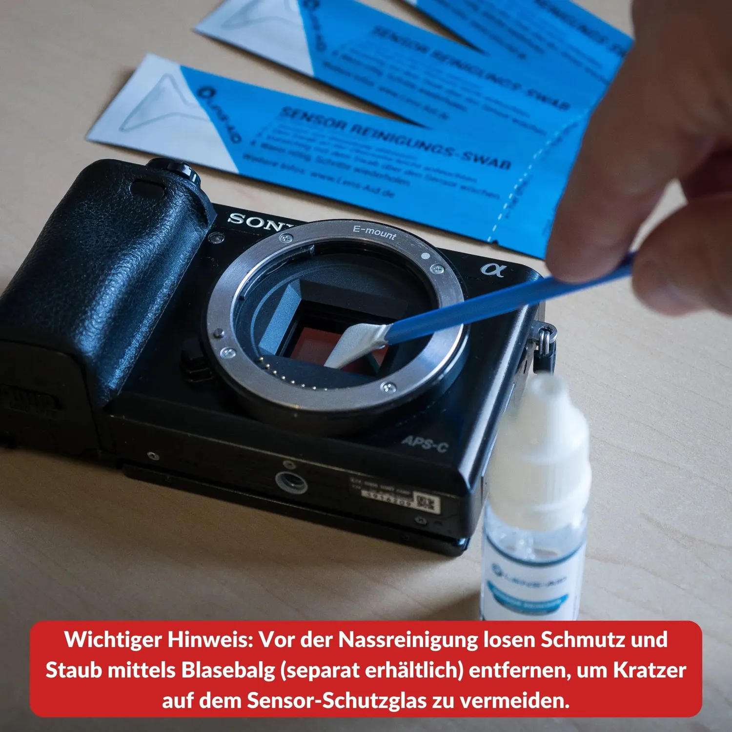 LENS-AID liquido pulizia sensore fotocamera 10 ml