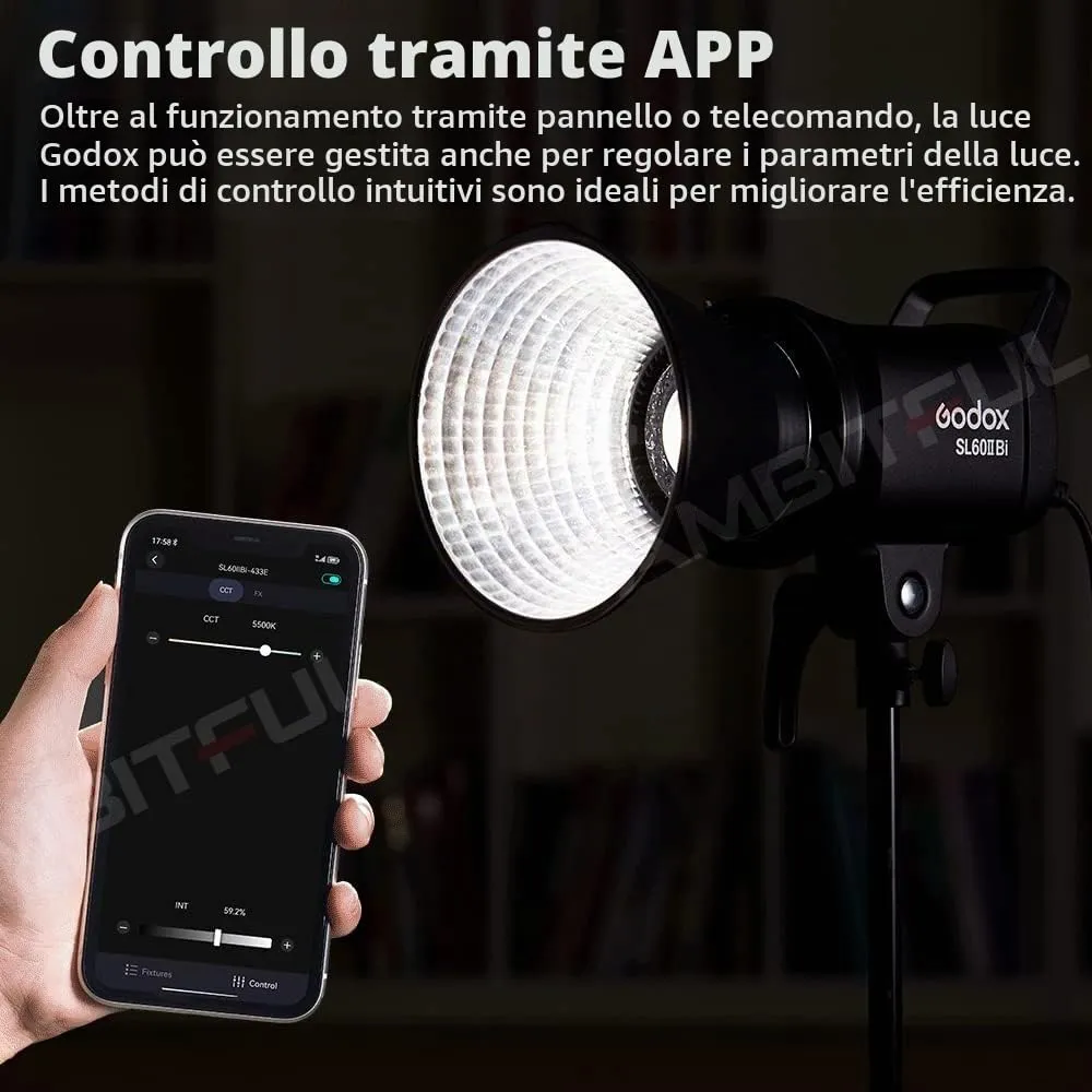 Godox SL60II-D Luce Continua LED 5600K Bowens