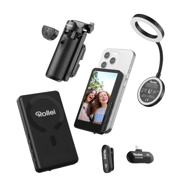 Rollei IRL Streaming Bundle kit streaming smartphone 3,97"