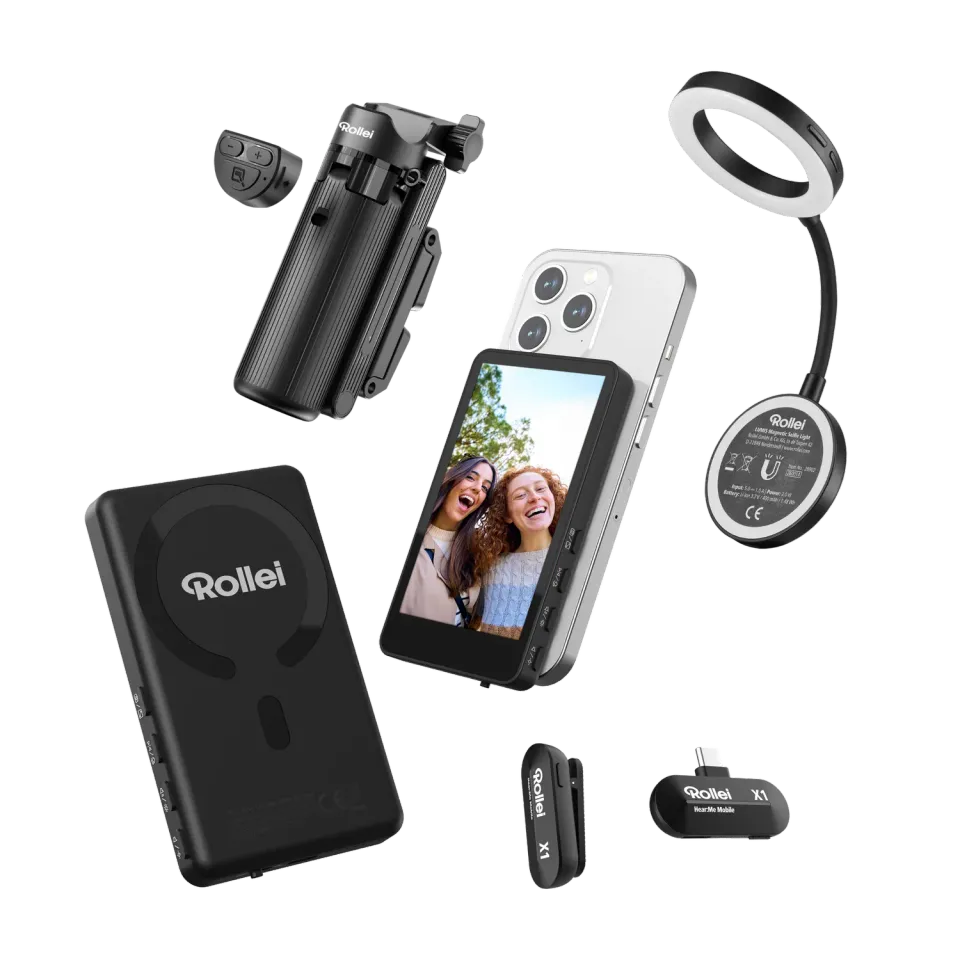 Rollei IRL Streaming Bundle kit streaming smartphone 3,97"