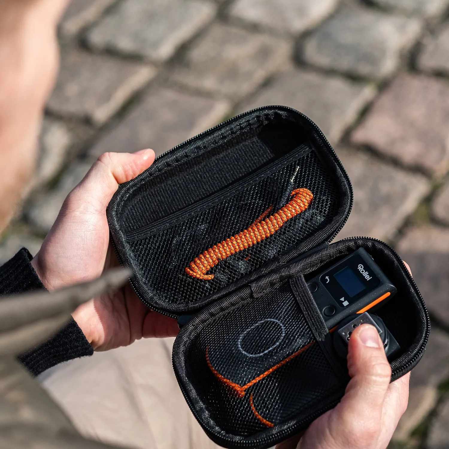 Rollei custodia telecomando scatto remoto cavo wireless