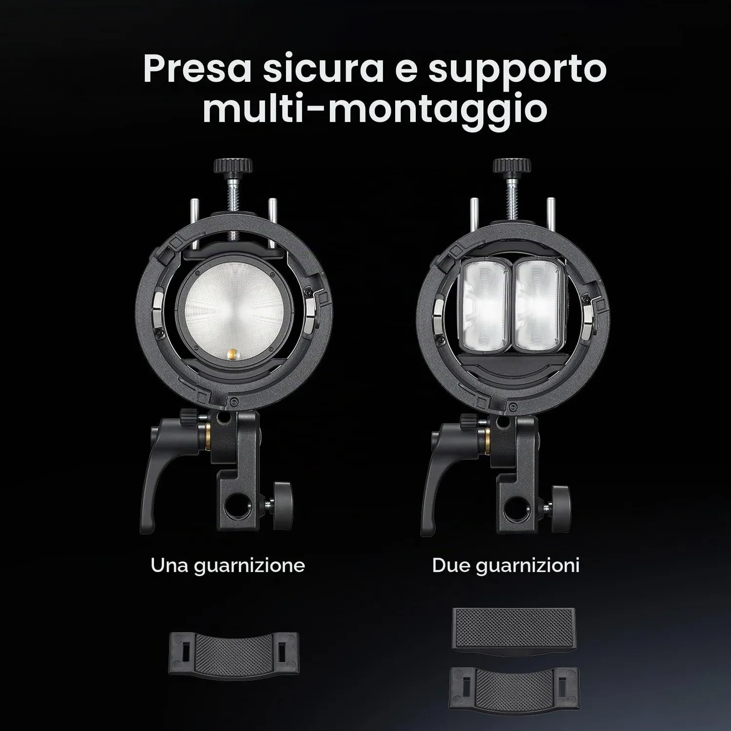 Godox S3 supporto universale flash attacco Bowens ±90°