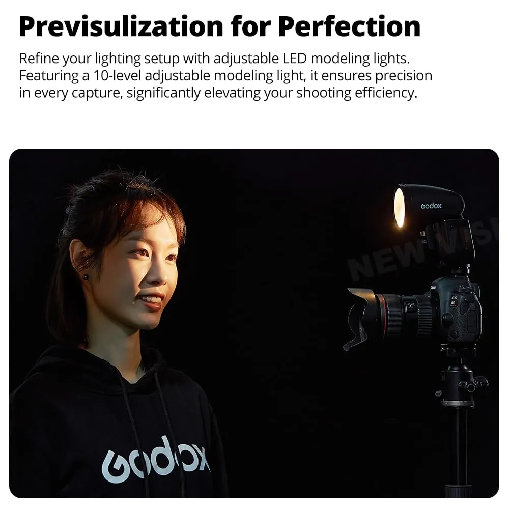 Godox V1Pro F Flash testa tonda Fujifilm con SU-1