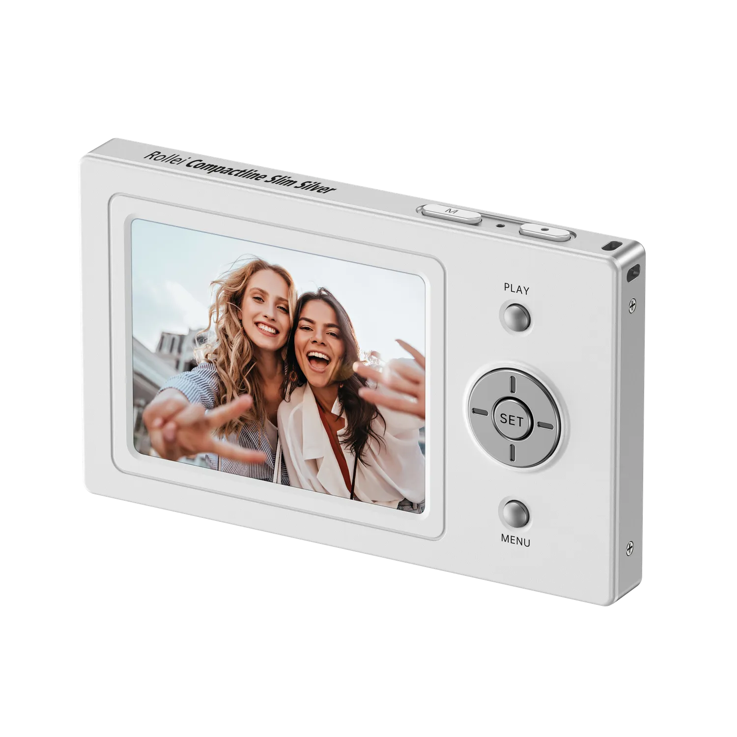 Rollei Compactline Slim fotocamera digitale 80MP 4K argento