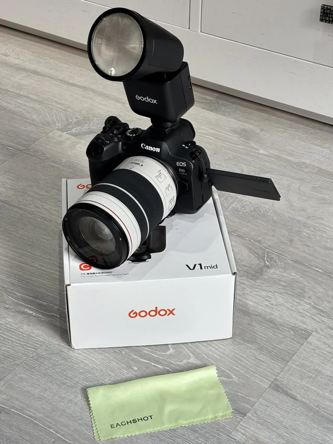 Godox V1 MID-C flash speedlite TTL per Canon 55Ws