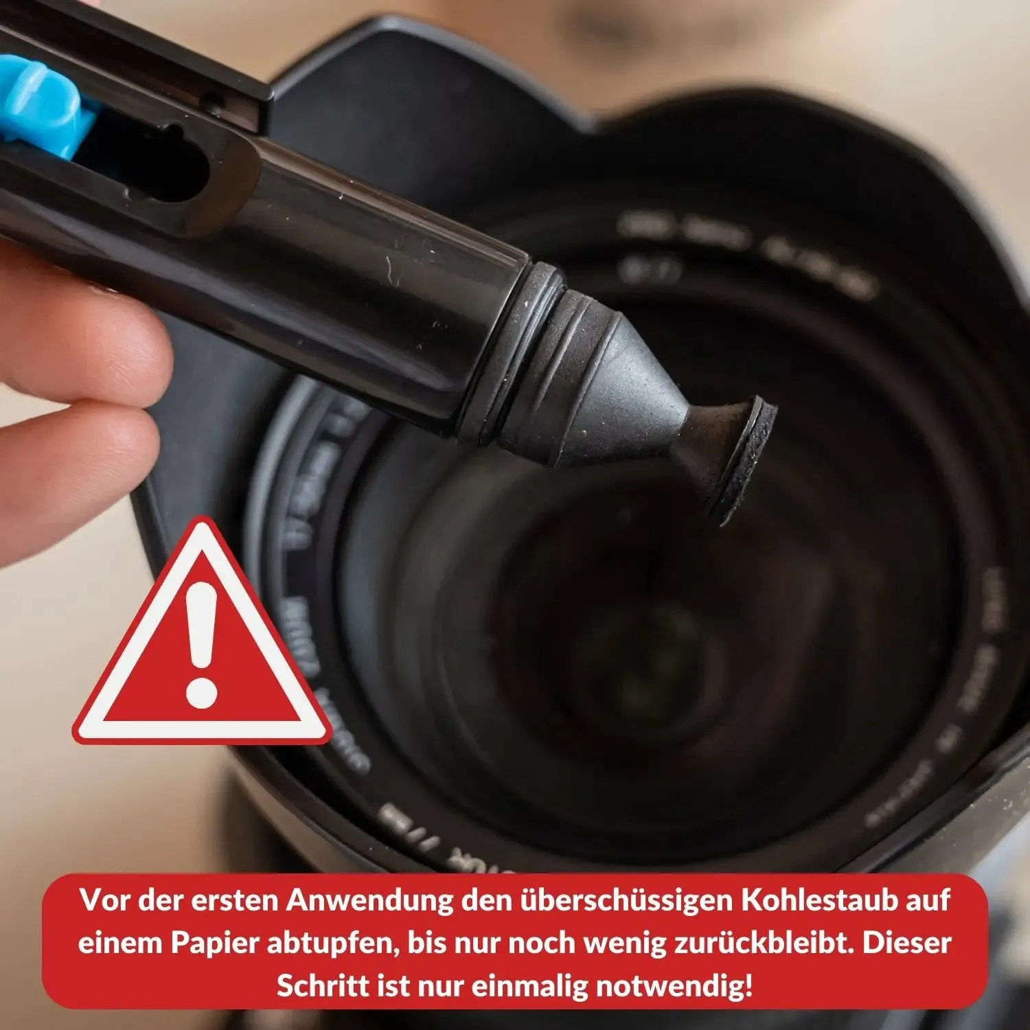 LENS-AID lens pen + 5 panni microfibra kit pulizia