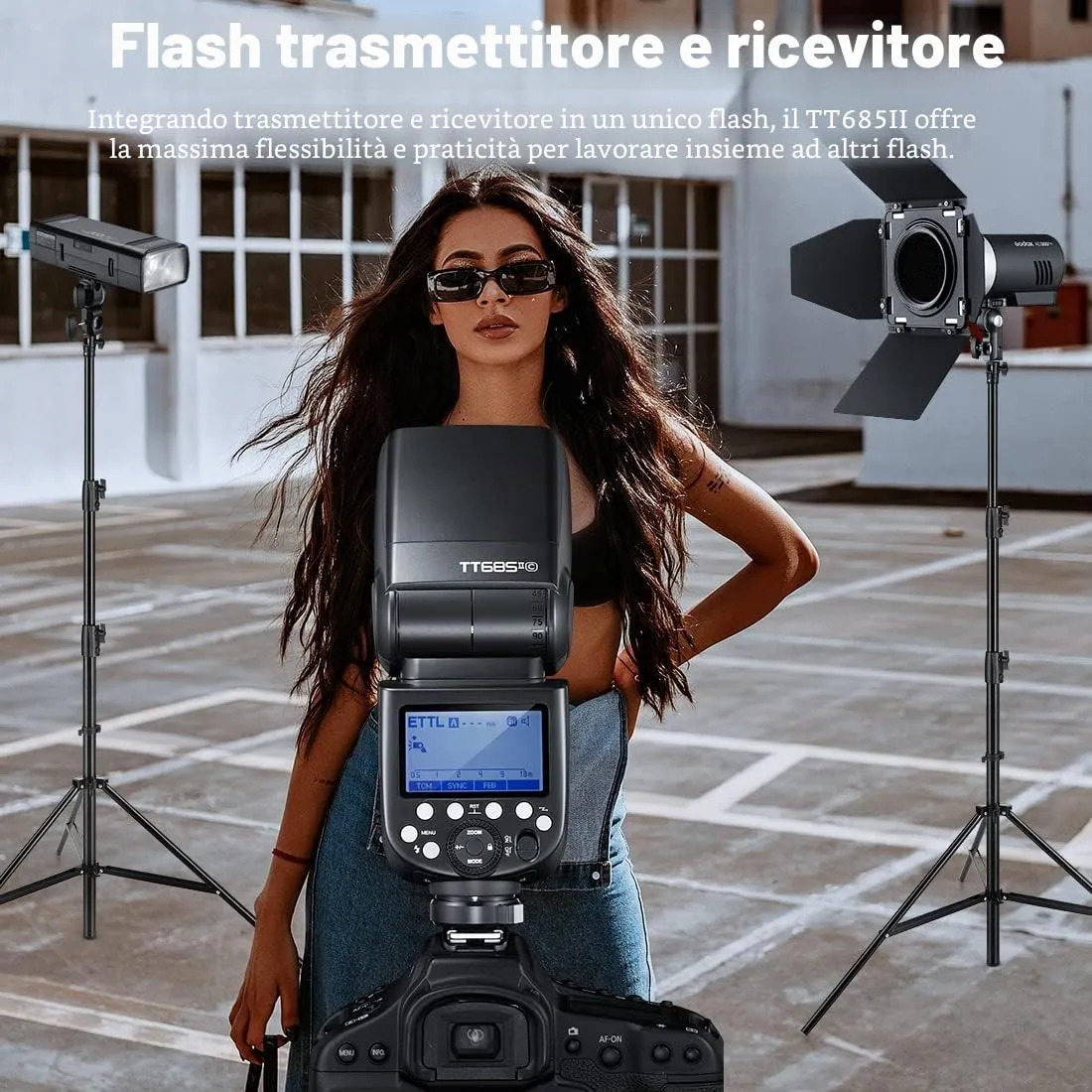 Godox TT685IIC Flash TTL per Canon HSS