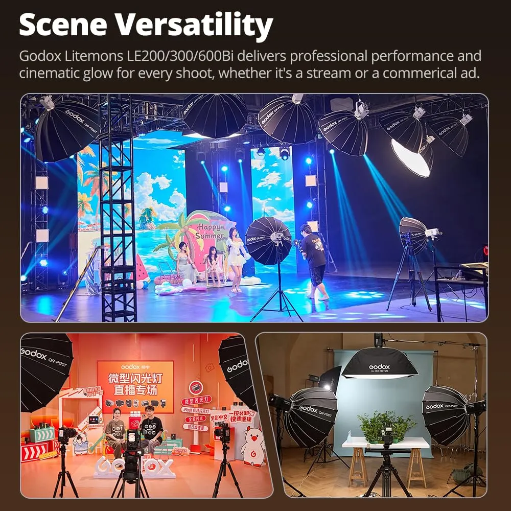 Godox LE600Bi Luce LED Video Bicolore 610W