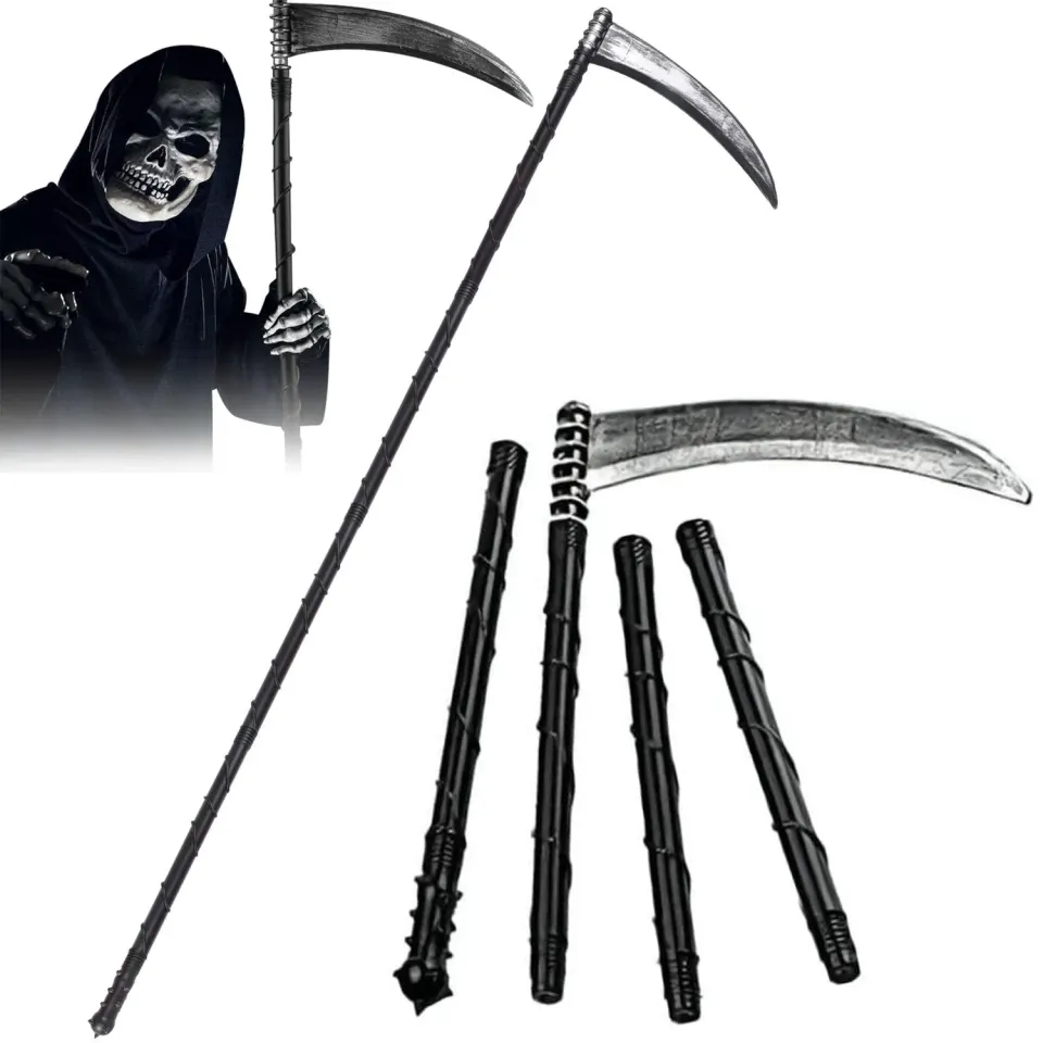 FGen falce Halloween giocattolo smontabile bimbi adulti