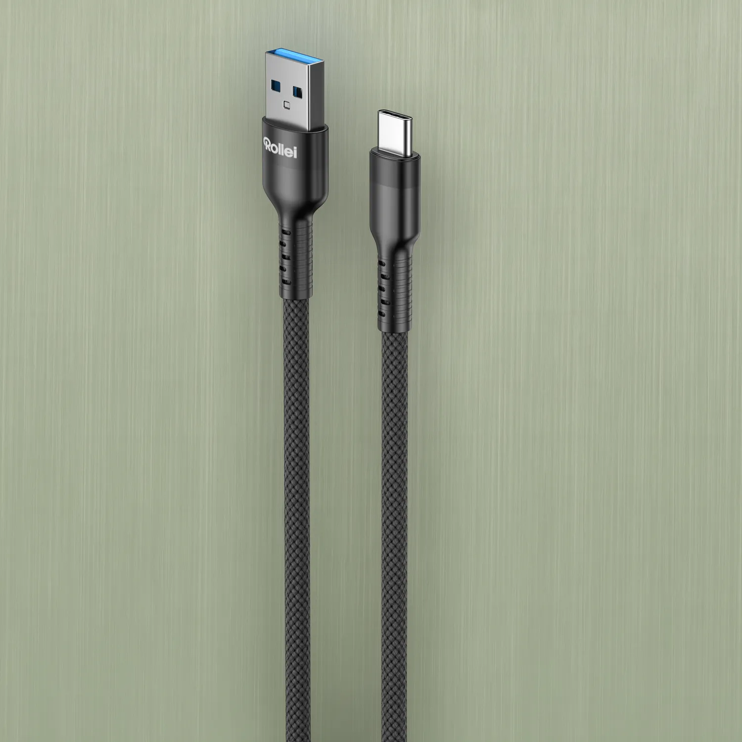 Rollei cavo USB-A USB-C 1,2 m 10 Gbps nylon 15W