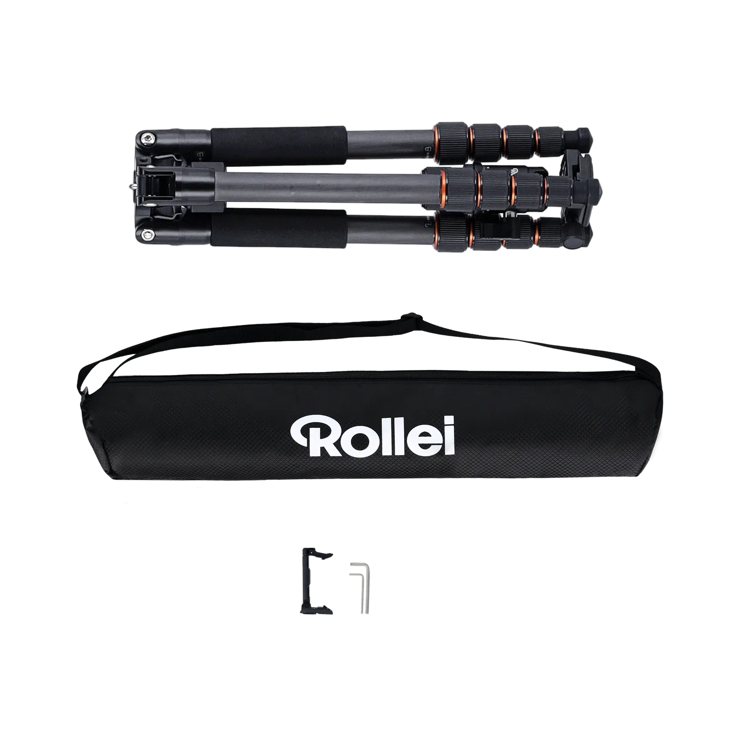 Rollei Compact Traveler No.1 treppiede carbonio nero 8kg