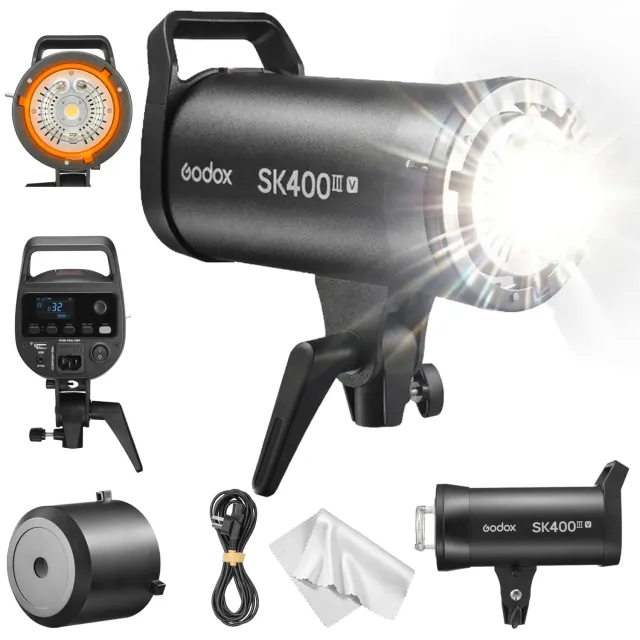 Godox SK400III-V flash da studio 400Ws LED Bowens