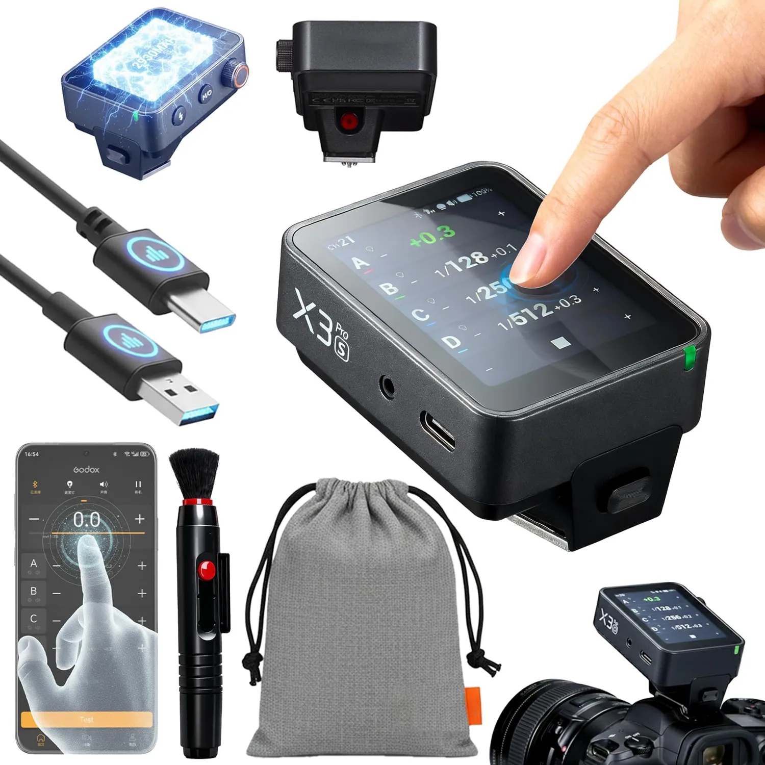 Godox X3 Pro X3PRO-C Trigger Flash per Canon