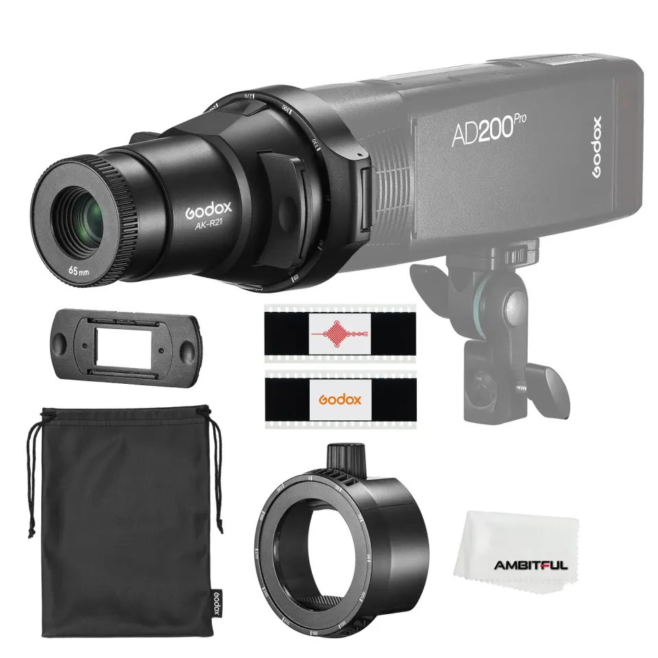 Godox AK-R21 proiettore snoot flash conico con AK-R25