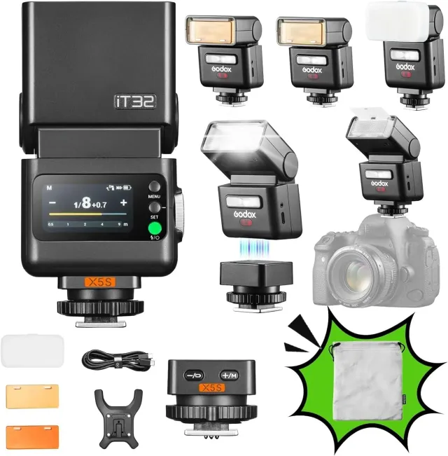 Godox iT32 Flash TTL per Sony con Trigger X5-S