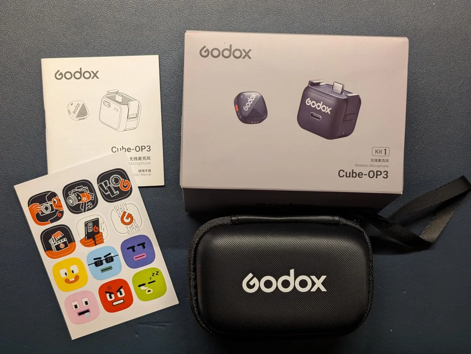 Godox Cube-OP3 microfono wireless lavalier per Pocket 3