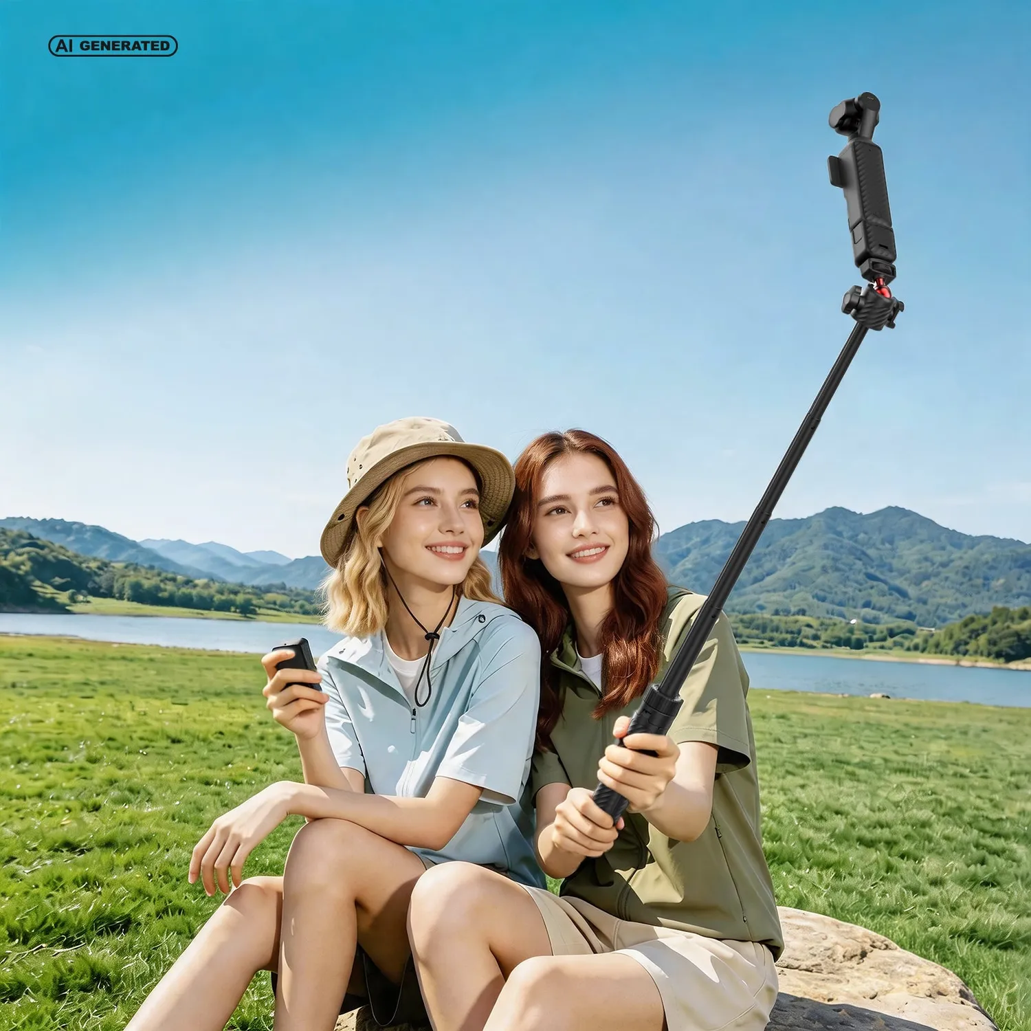Rollei Comitok selfie stick 2-in-1 per DJI Osmo Pocket
