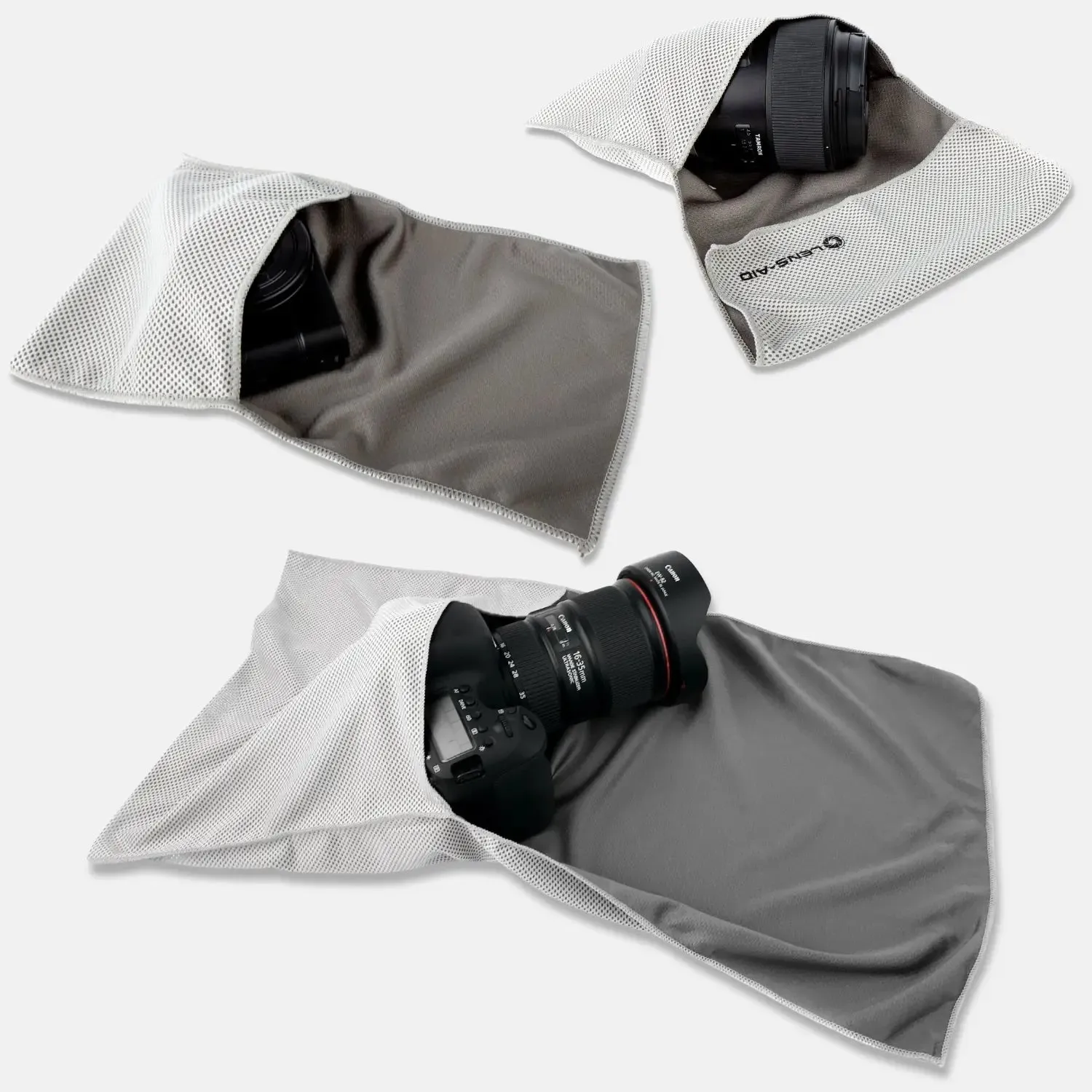 Lens-Aid Microfiber Panno M 20x15 cm elastico antipol