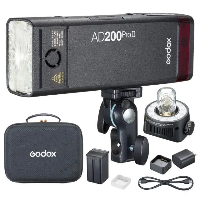 Godox AD200Pro II Flash TTL 200Ws Bicolore