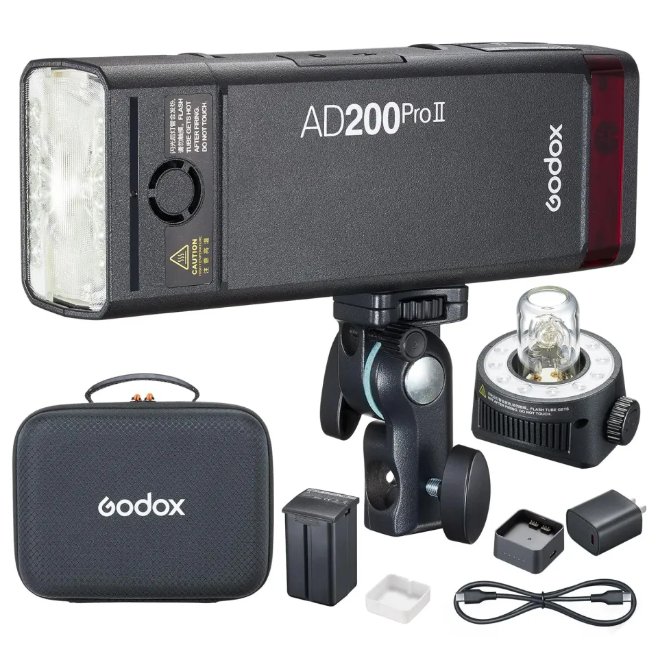 Godox AD200Pro II Flash TTL 200Ws Bicolore