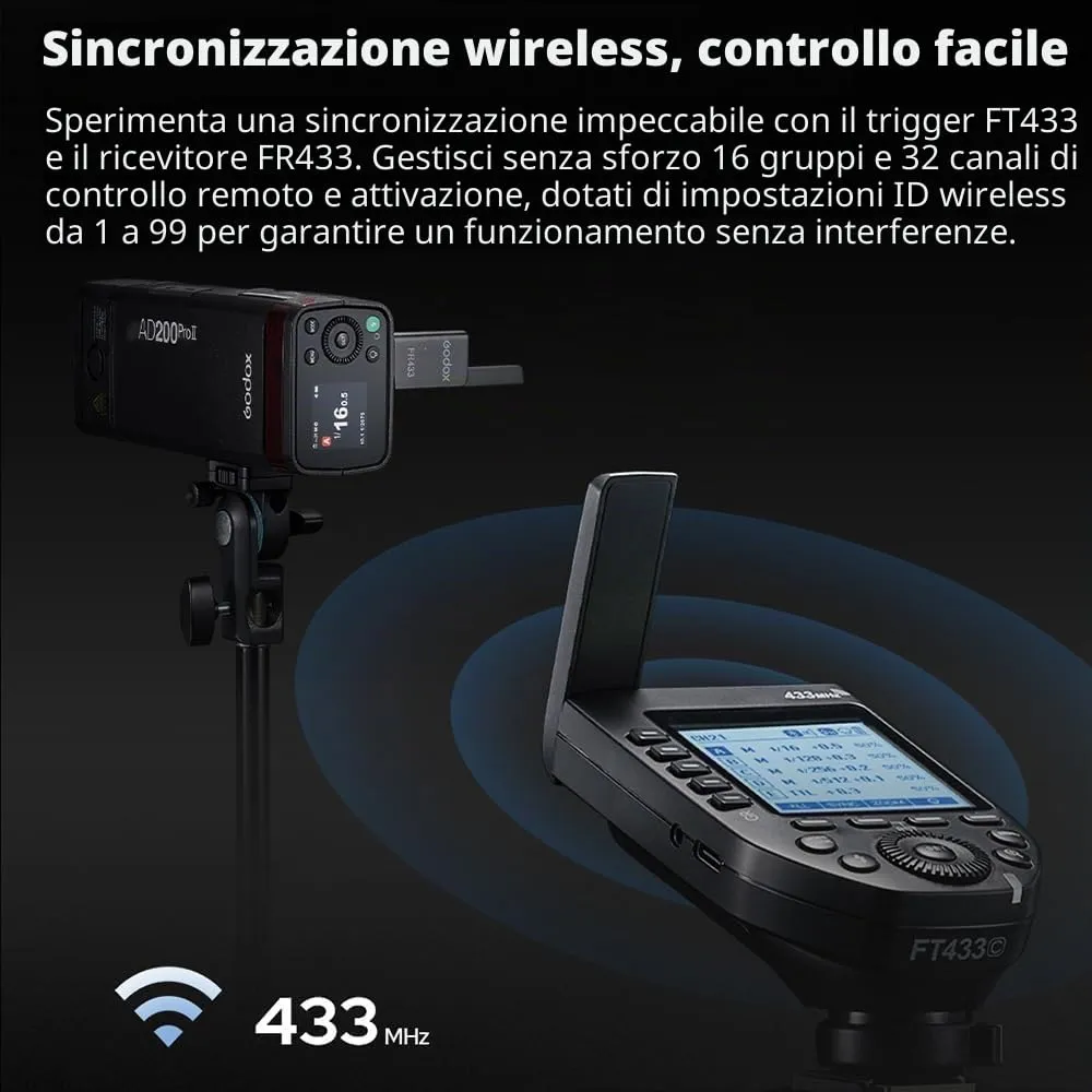 Godox FT433-C Trigger Flash Canon 433MHz TTL