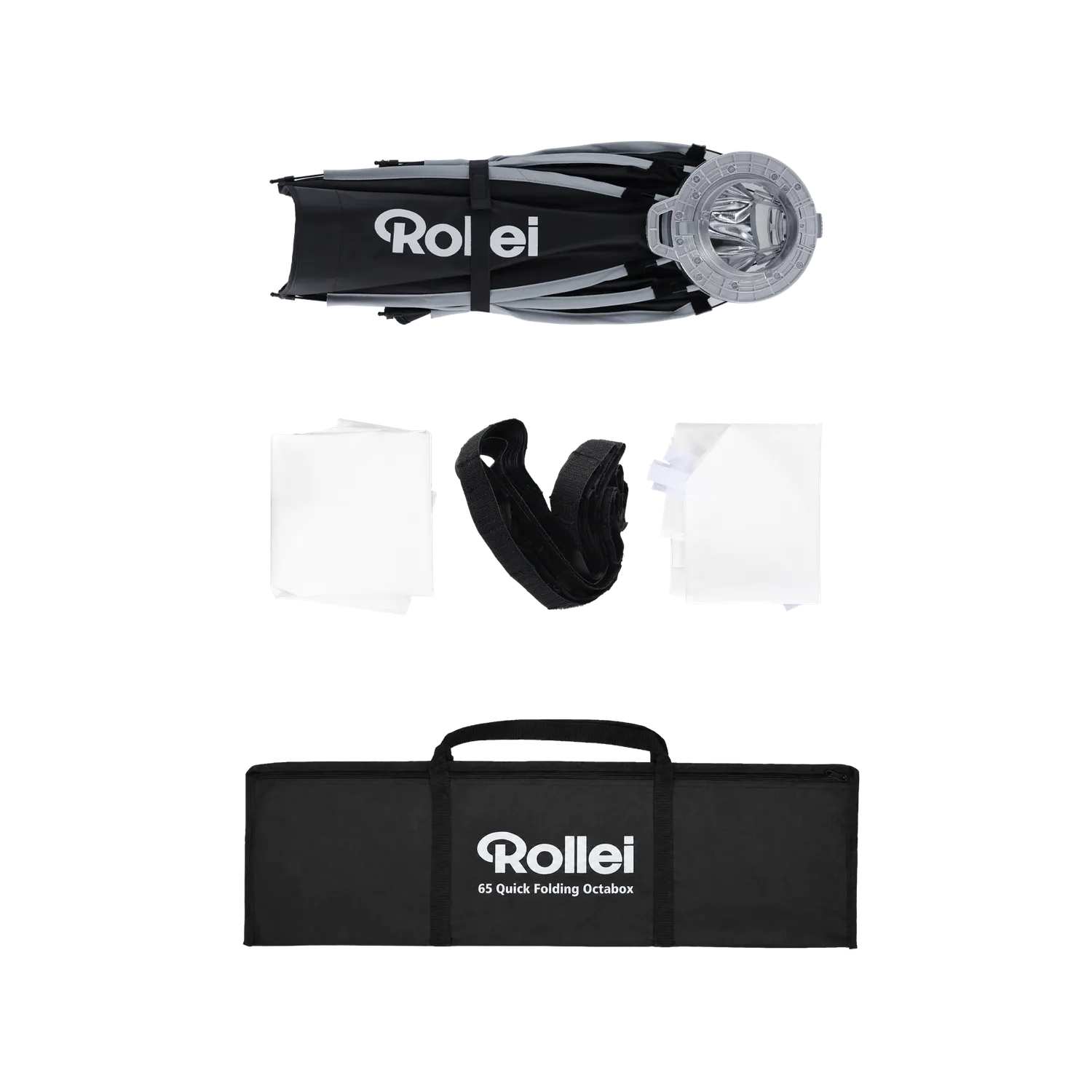 Rollei Softbox ottagonale 65 cm montaggio rapido con griglia