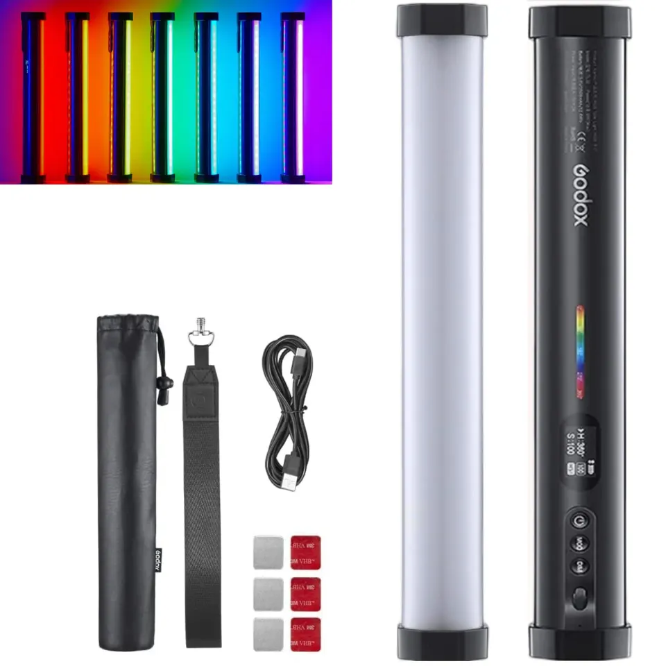Godox TL30 tubo LED RGB 2700-6500K magnetico 300g