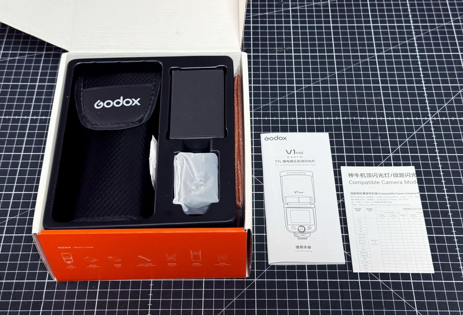 Godox V1 MID S flash TTL Sony testa rotonda