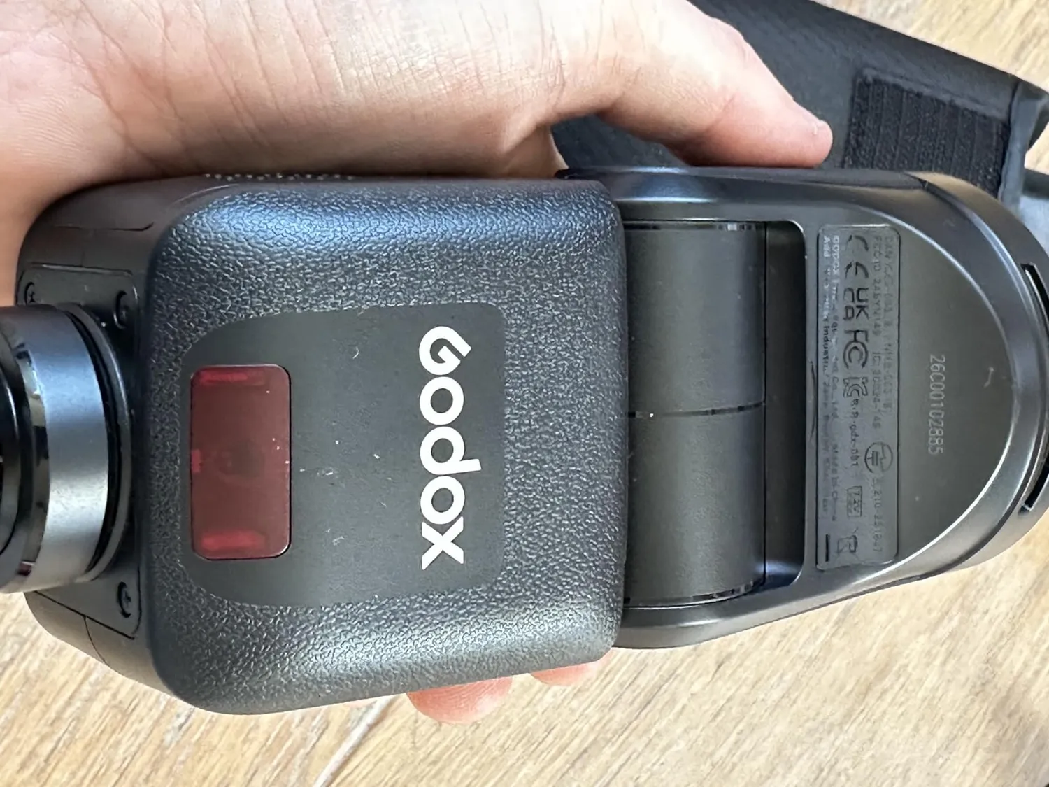 Godox V1mid-F flash speedlite TTL Fuji testa rotonda