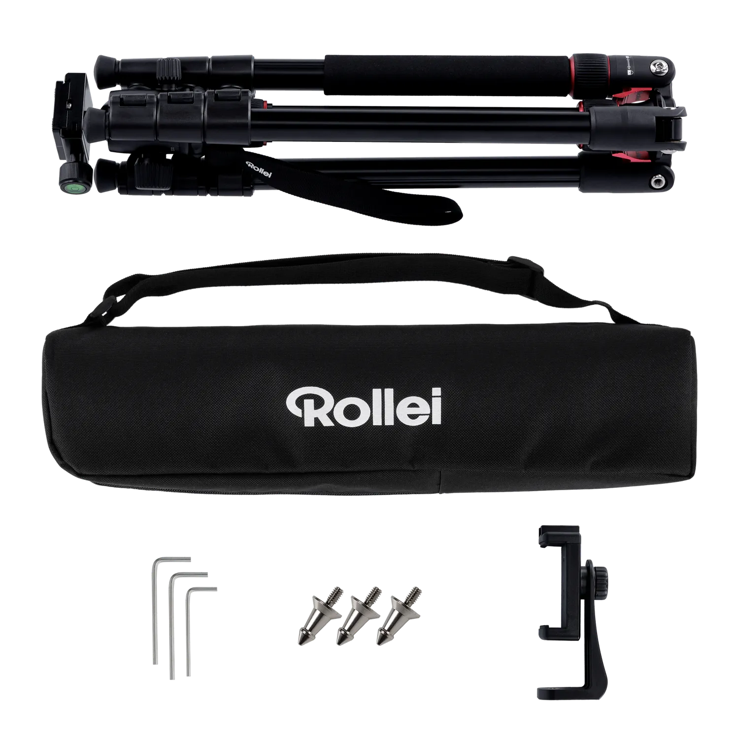 Rollei Compact Traveler No.2 Treppiede Alluminio 180 cm 5 kg