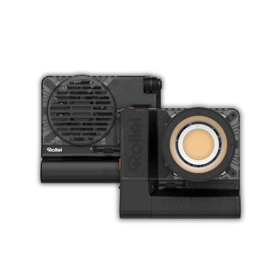 Rollei LUX 100W RGB kit 2 luci led con batteria