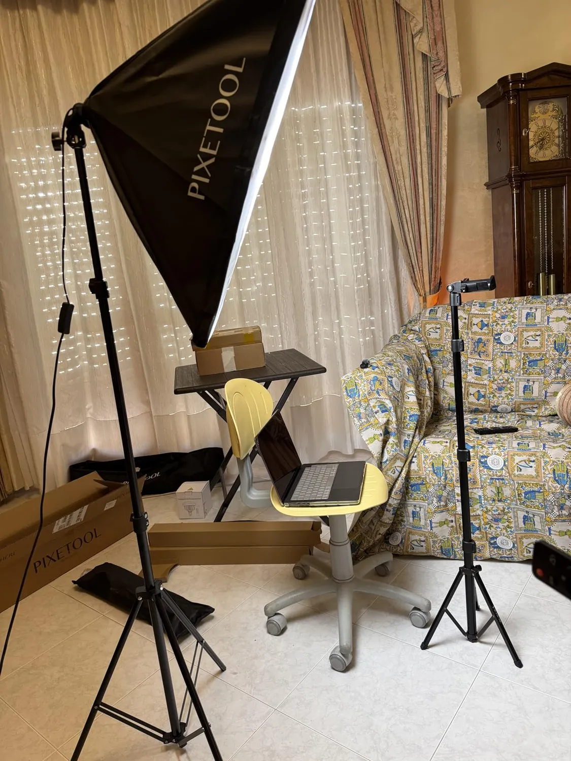Pixetool Set Softbox 50x70 cm 2 Pezzi Luce Tricolore