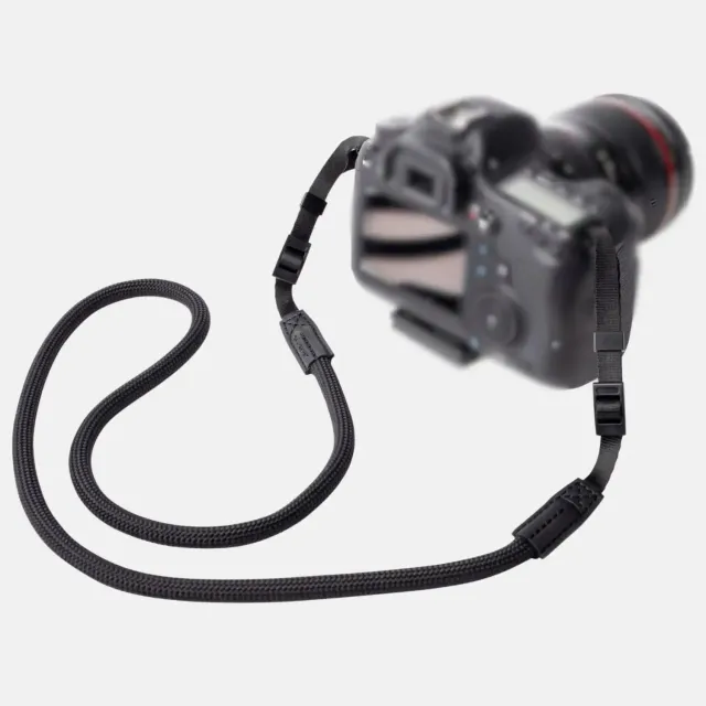 LENS-AID tracolla corda occhielli stretti nera
